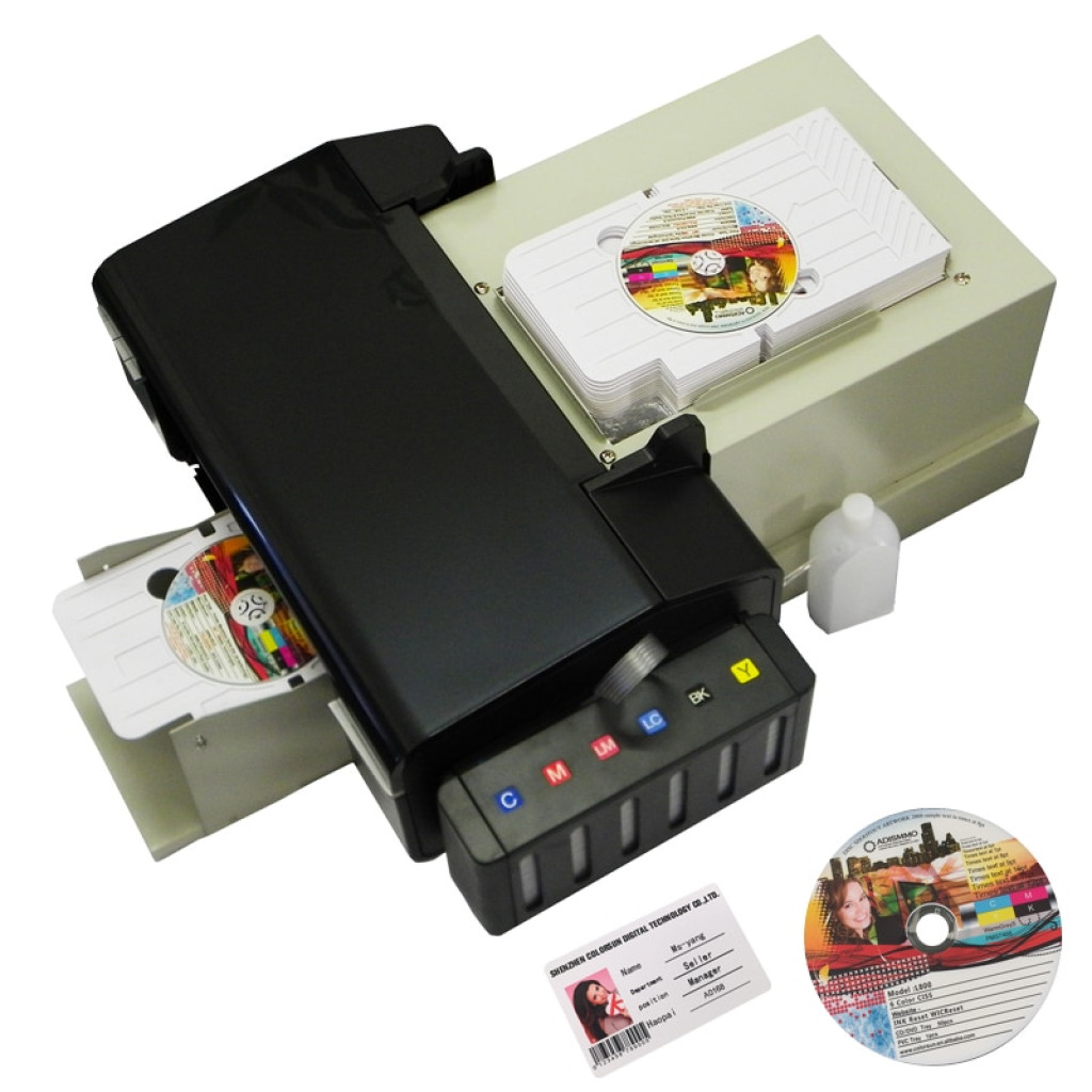Singer Print Card Reader Automatic CD Printer PVC ID Card Printer - F800D
