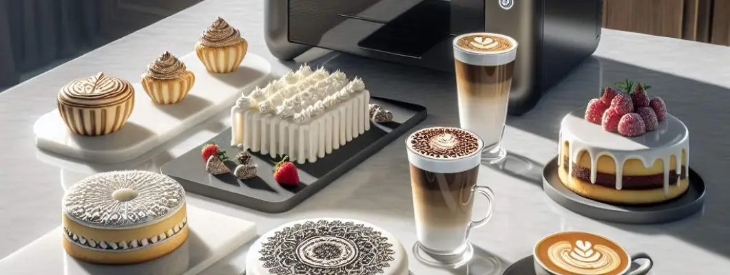 ユニークな体験を求める顧客のニーズに応える食べられるコーヒープリント