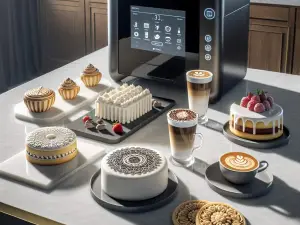 ユニークな体験を求める顧客のニーズに応える食べられるコーヒープリント