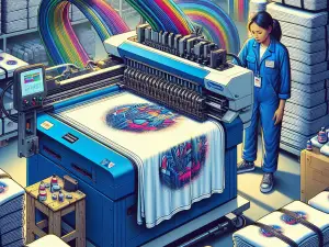 纤素材だけでなく、ポリエステル混合素材もDTG染料に適応する革新による新しい基材
