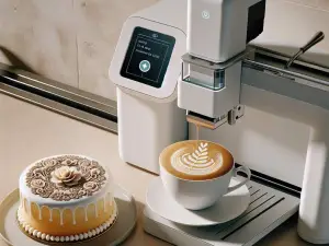 Франшизные кафе получают конкурентное преимущество с помощью автоматизированных систем печати латте-арта на кофе