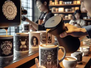 Trends in Beverage Branding with ripples coffee printer and custom coffee mug printing
