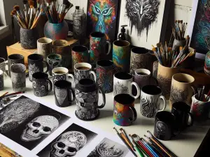 How Designers Use Coffee Artwork Prints and Print Pictures on Coffee Mugs for Creativity