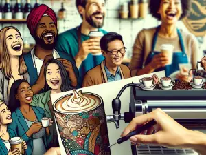Pop-up-Cafés und Events, die virale Momente mit dem Kaffee-Printer auf Abruf für individuelle Anpassungen schaffen.
