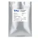 Industrial-grade Hot Melt Adhesive DTF Powder applied on various fabric types including swimsuit and cotton materials.