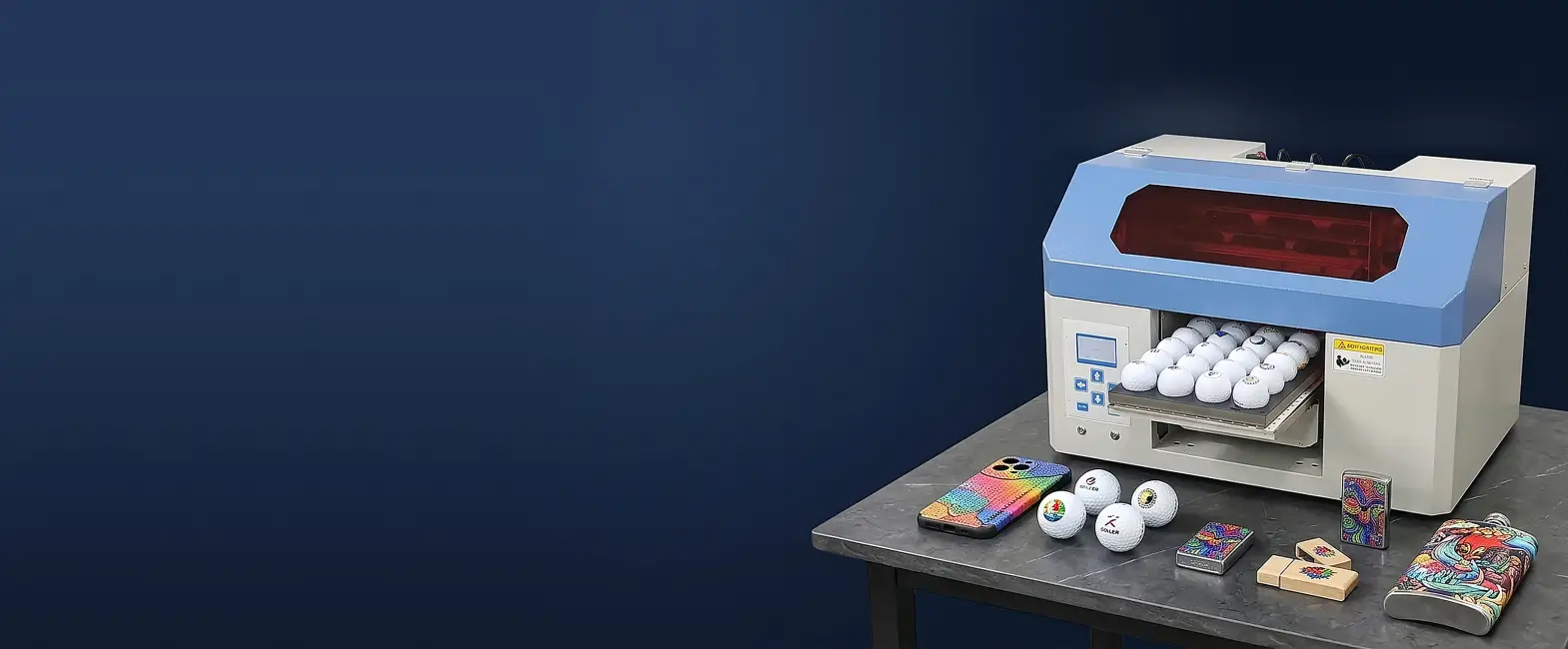 Factory direct UV flatbed and cylinder printer for phone cases, bottles, acrylic, and promotional products