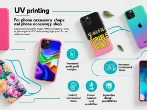 電話アクセサリーショップとカスタマイズにおけるUVプリンターの利点