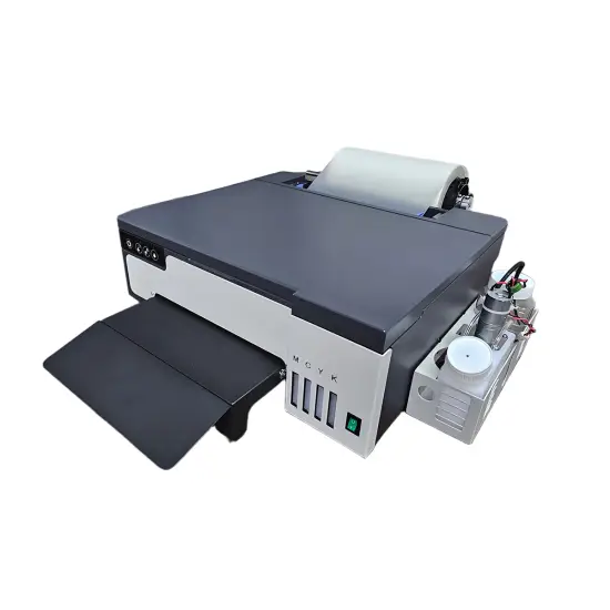 Compact A4 Roll DTF Printer for vibrant, durable printing on T-shirts and other textiles