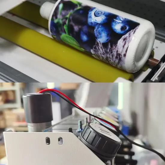 A3 デュアルヘッド UV プリンター サポート回転と UV DTF 印刷 - F50V3