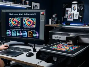 What File Format and DPI Resolution Is Required for DTG Printing?