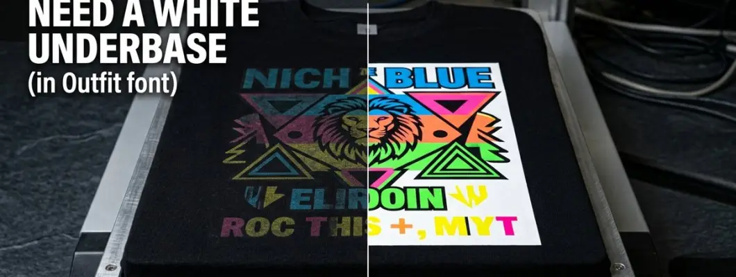 Why Do DTG Printers Need a White Underbase on Dark Shirts?