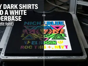 Why Do DTG Printers Need a White Underbase on Dark Shirts?