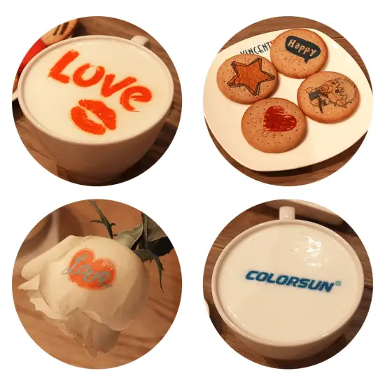 4 Cups Coffee Printer Selfie Photo Food Printer