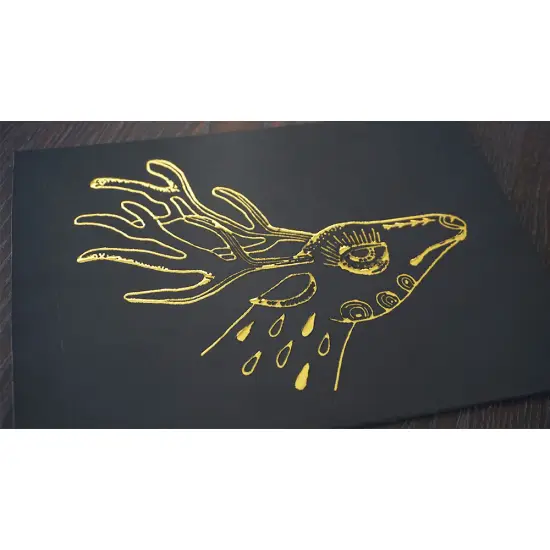 Industrial dual head UV printer printing vibrant embossed and metallic effects