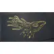 Industrial dual head UV printer printing vibrant embossed and metallic effects