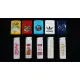 Industrial dual head UV printer printing vibrant embossed and metallic effects