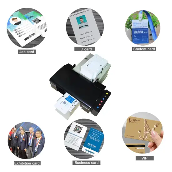 Automatic CD Printer PVC ID Card Printer