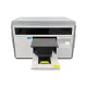 Industrial A3 UV flatbed printer with Epson i3200 printhead printing custom design on acrylic sheets