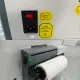 Industrial A3 UV flatbed printer with Epson i3200 printhead printing custom design on acrylic sheets
