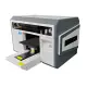 Industrial A3 UV flatbed printer with Epson i3200 printhead printing custom design on acrylic sheets