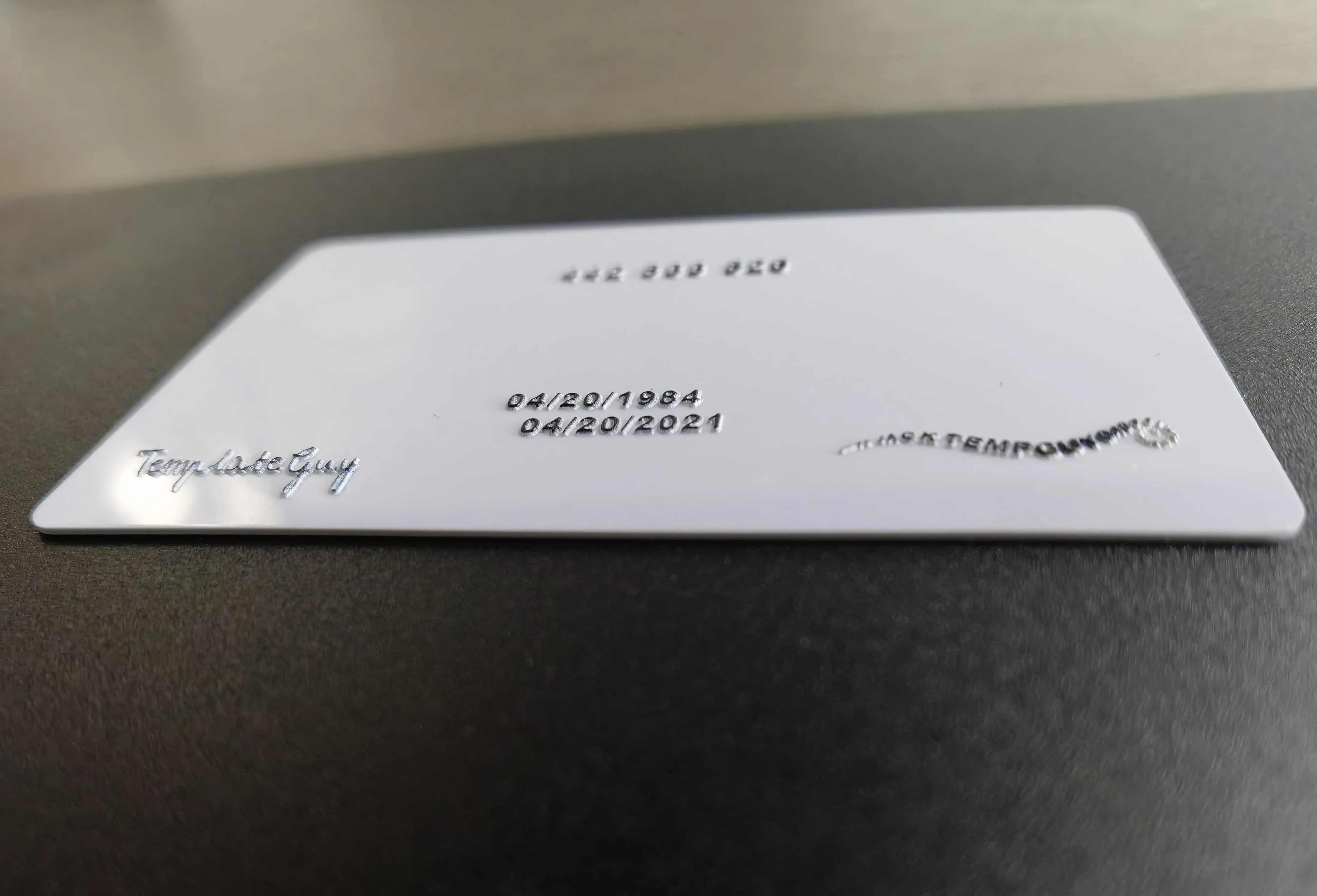 Batch production of ID cards and badges on A4 vacuum platform