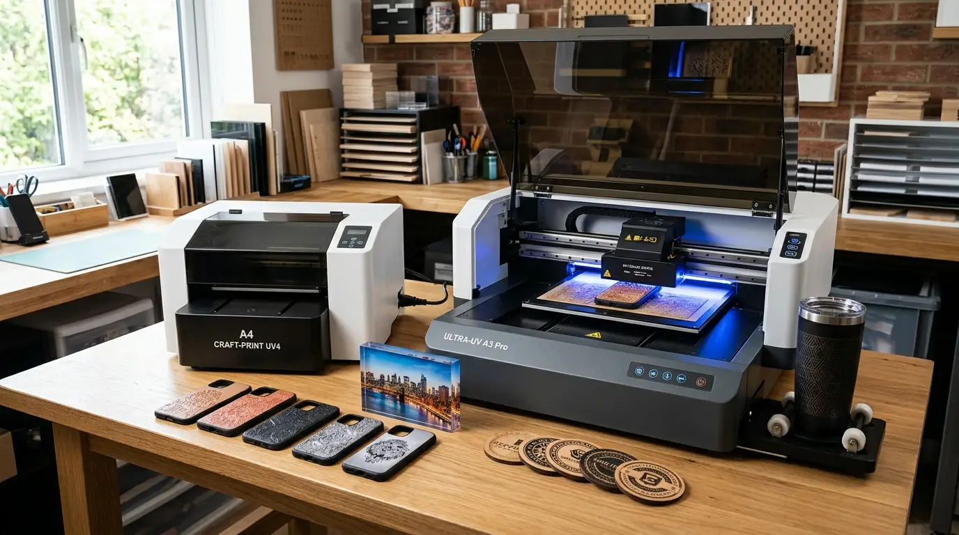 A3 vs A4 UV Printer for Home Based Small Business Size Comparison Guide