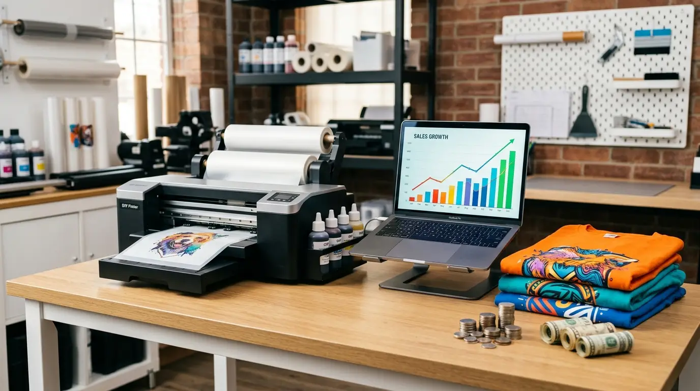 DTF printing business profit calculator — is it worth the investment in 2026?