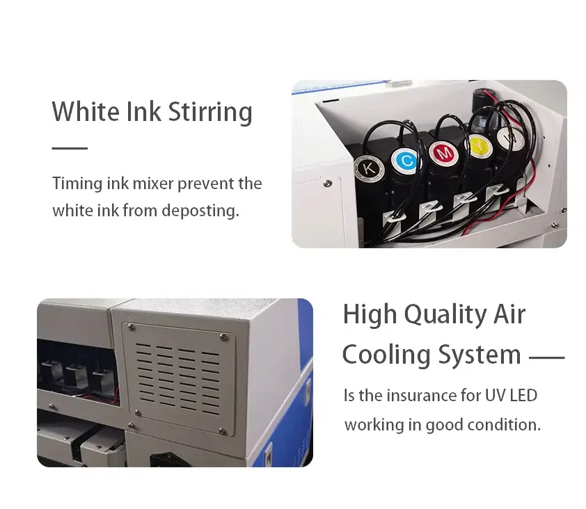 Upgraded F23V4 industrial-grade A4 UV printer machine