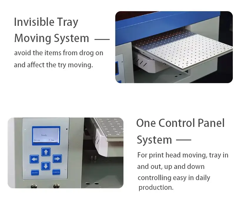 Precision flatbed platform with 80mm material height support