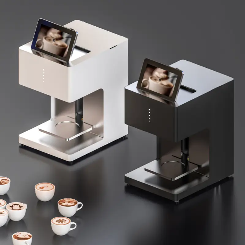 High speed coffee printer in operation — GNFEI F410P