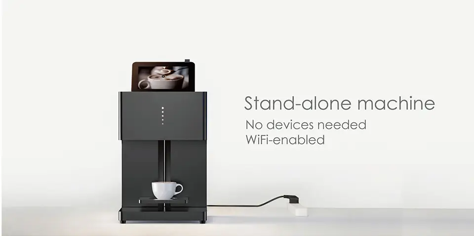 Professional 3D coffee latte printer machine for cafe business