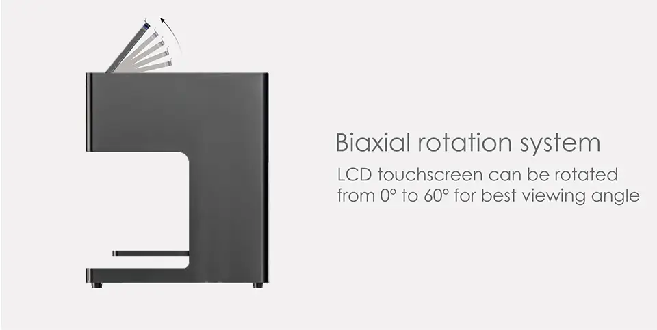 Commercial coffee printer with edible ink for personalized art