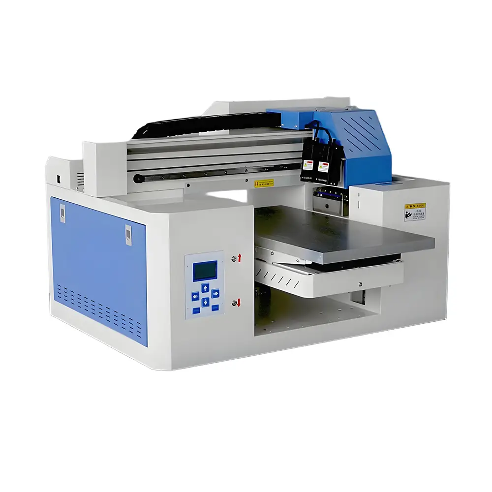 UV printer producing custom promotional products