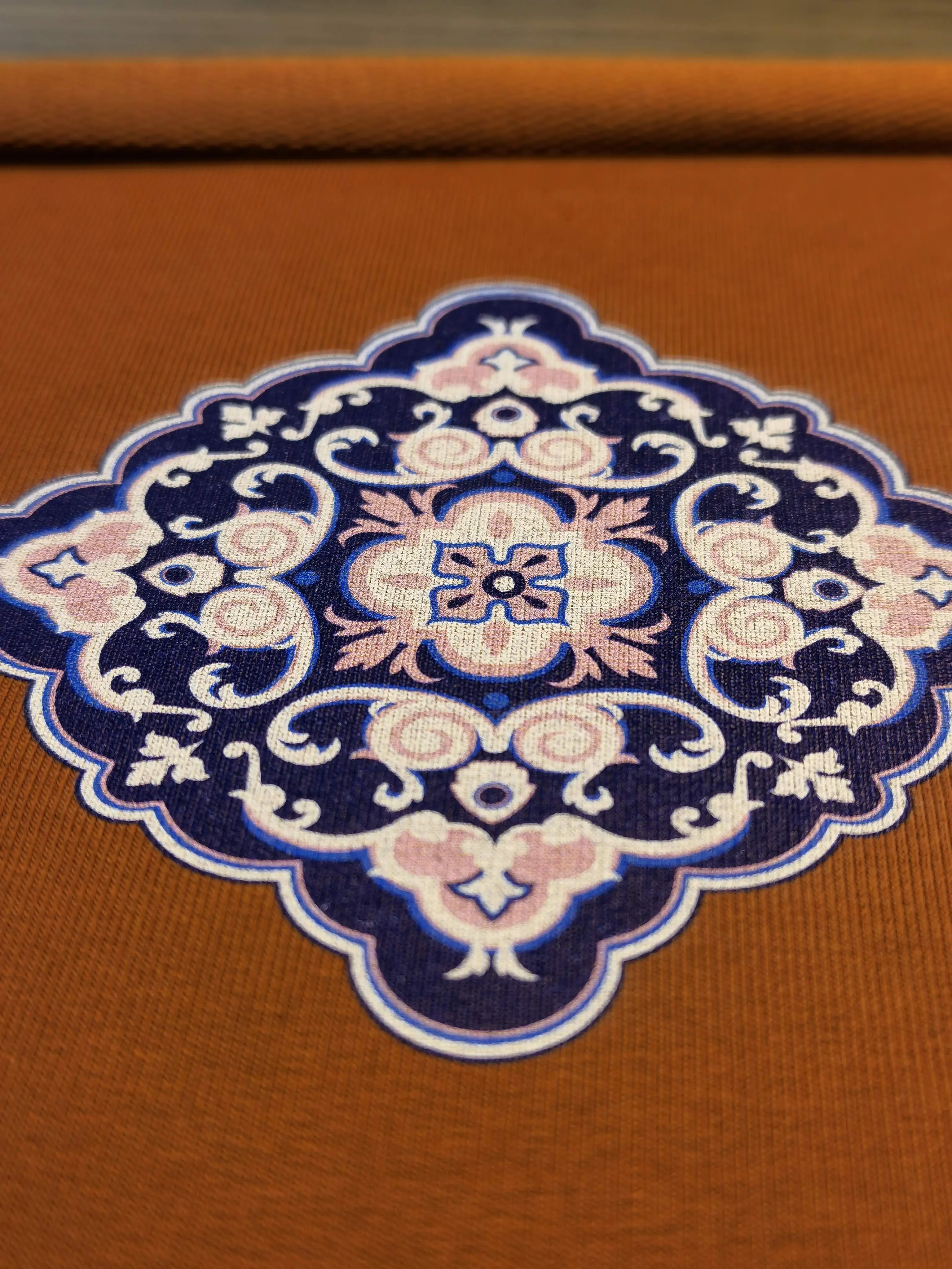 DTG print sample — fine detail on cotton