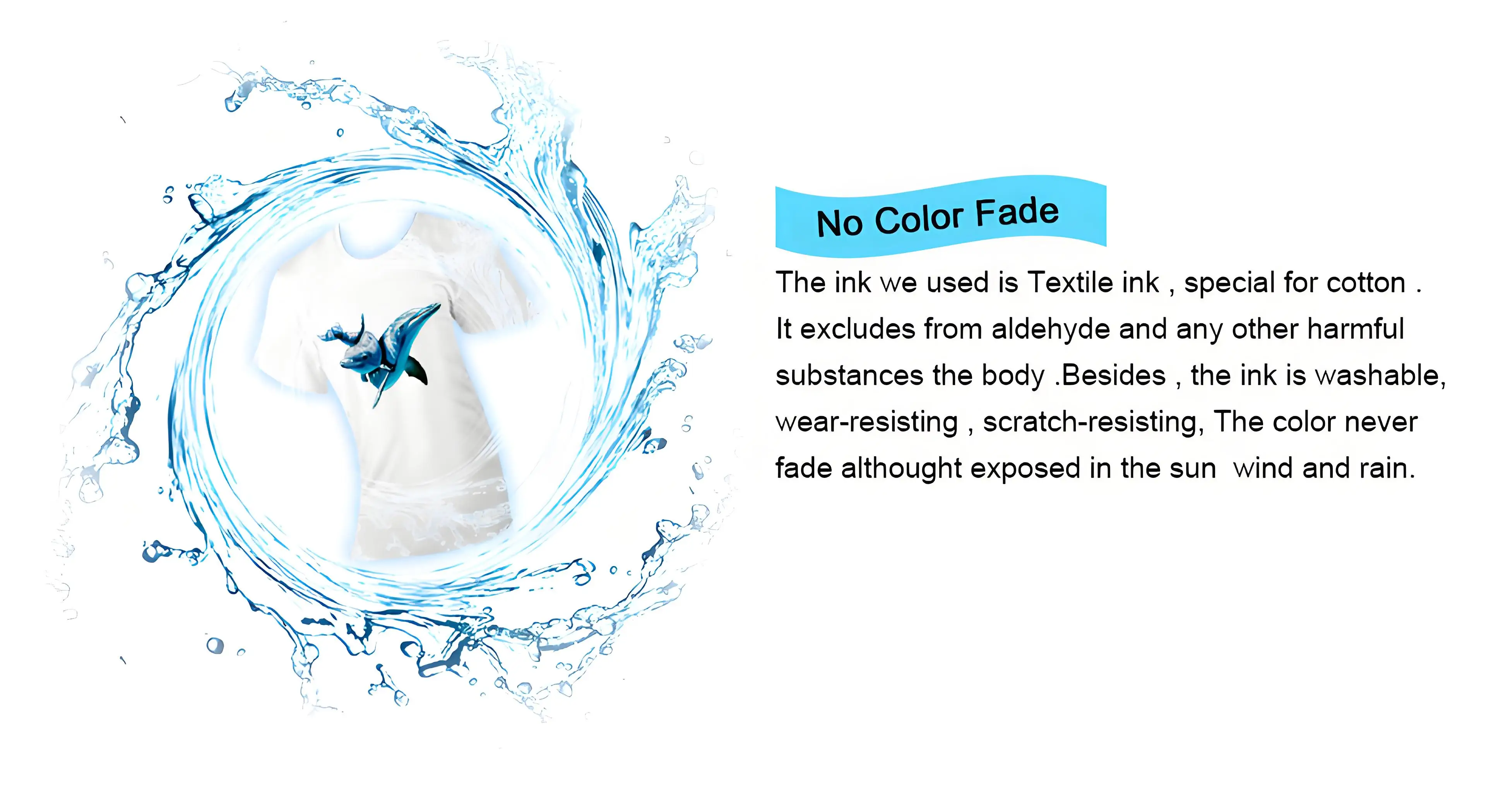 White ink dark shirt — GNFEI F13G3 CMYK plus white