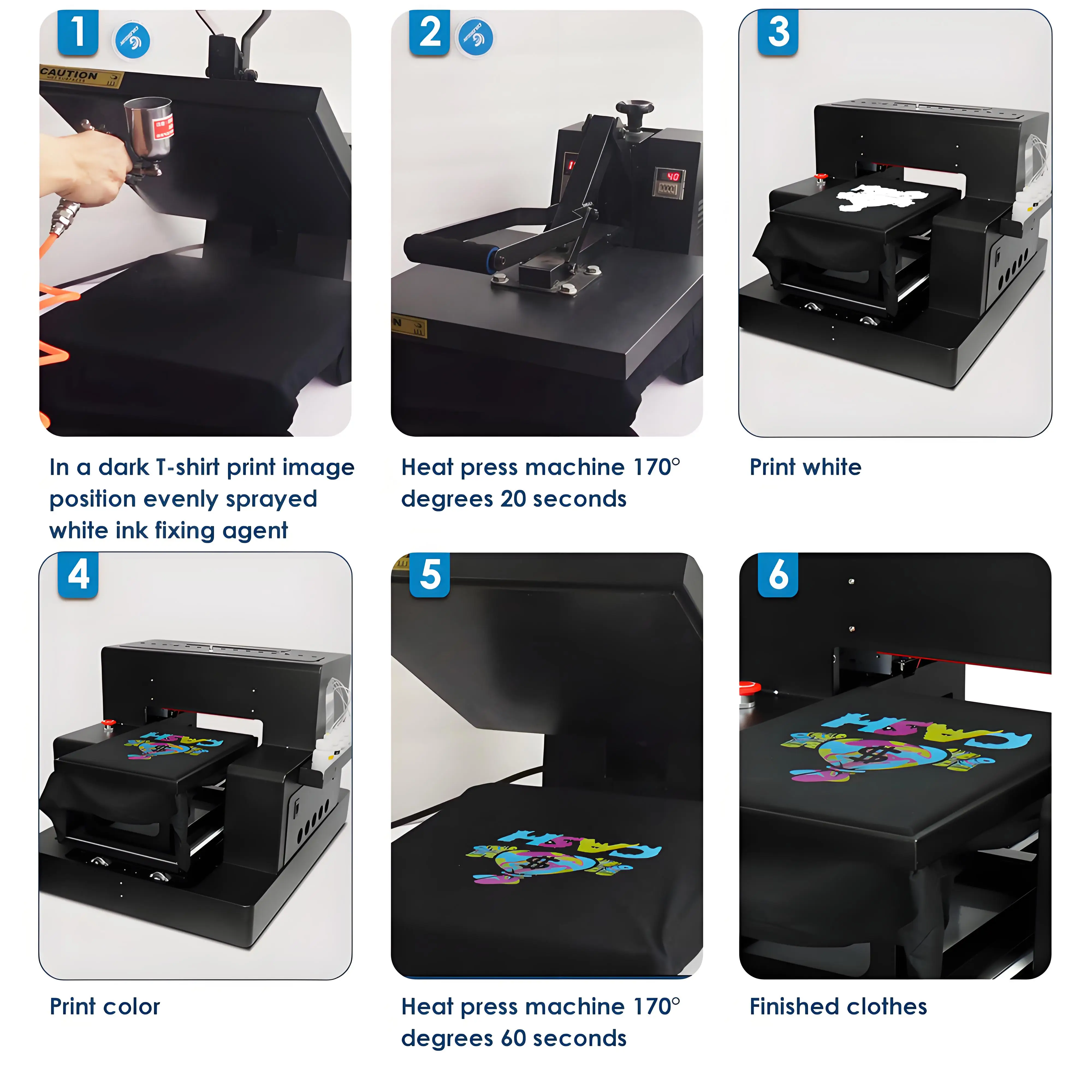 Custom garment — GNFEI A3 DTG DTF printing machine