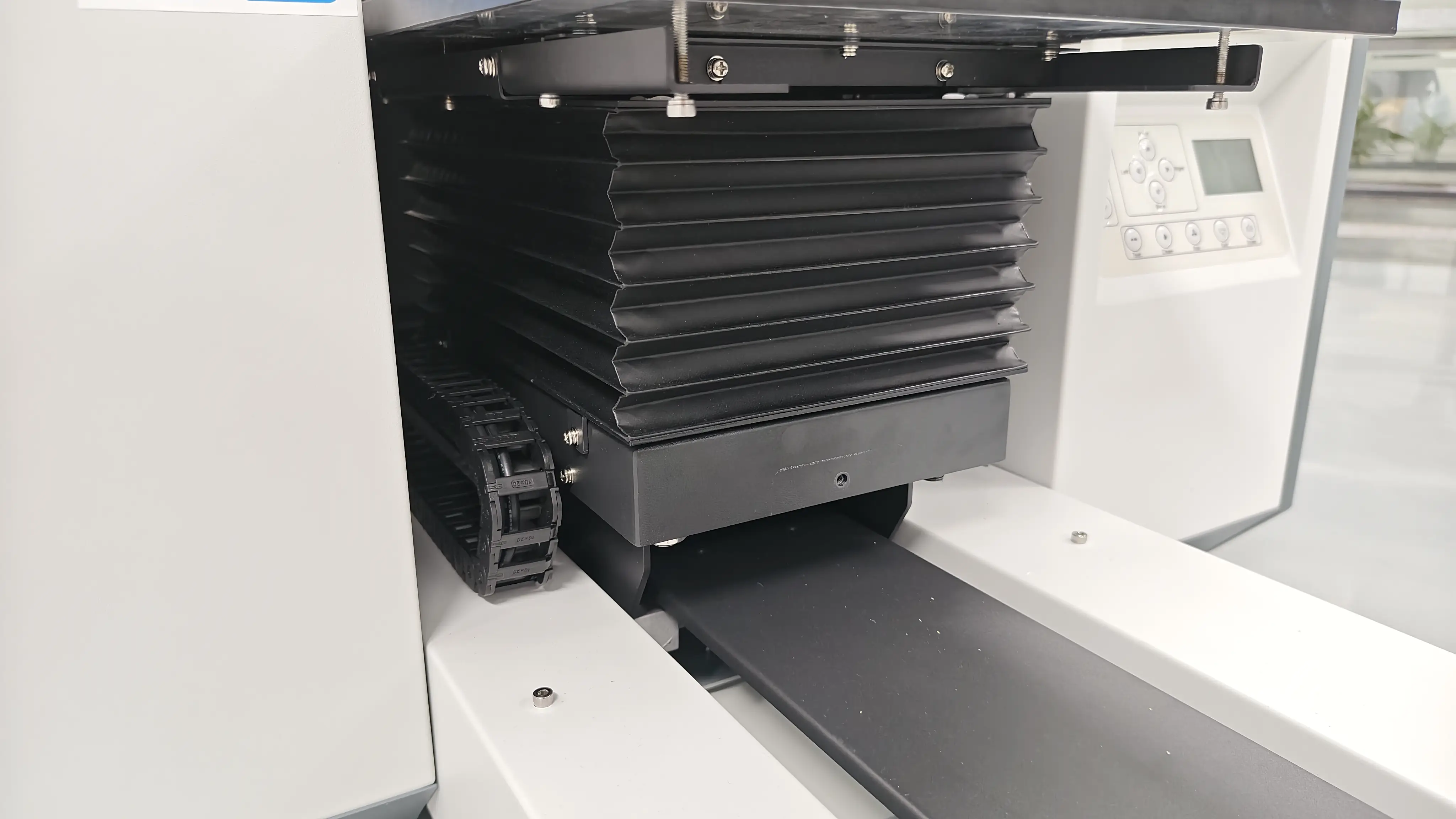 FI32V A3 UV flatbed printer full shade cover hood closed 5