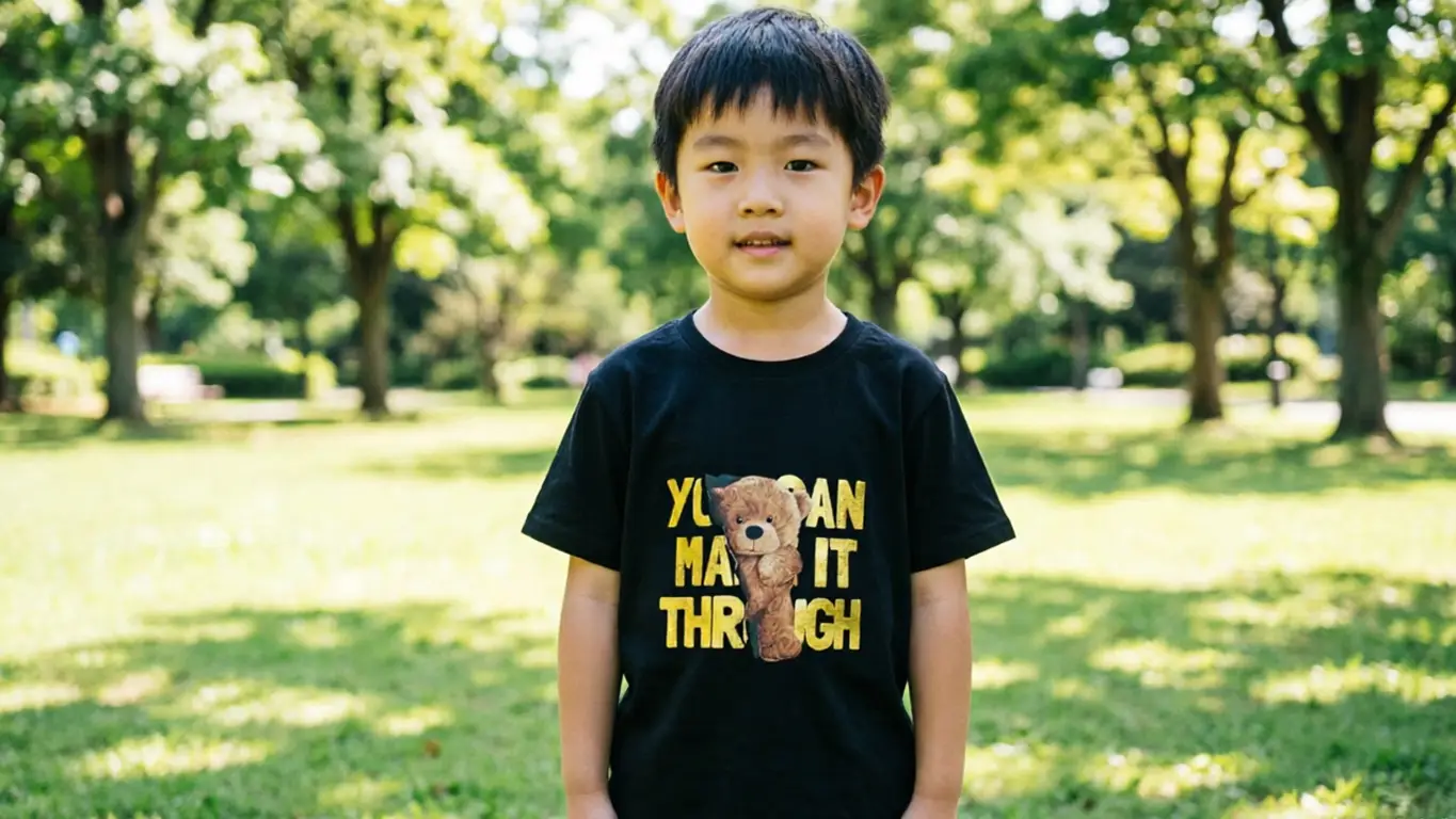 High precision DTF transfer on t-shirt