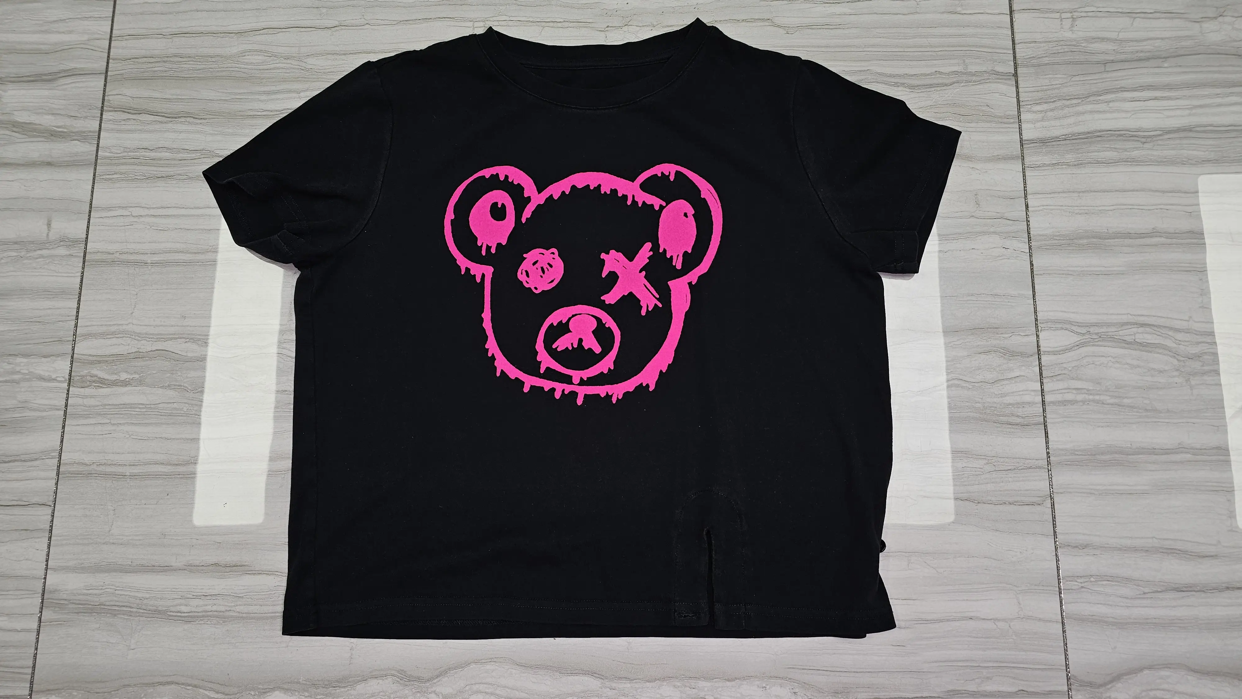 Vibrant Pink Custom Bear Print