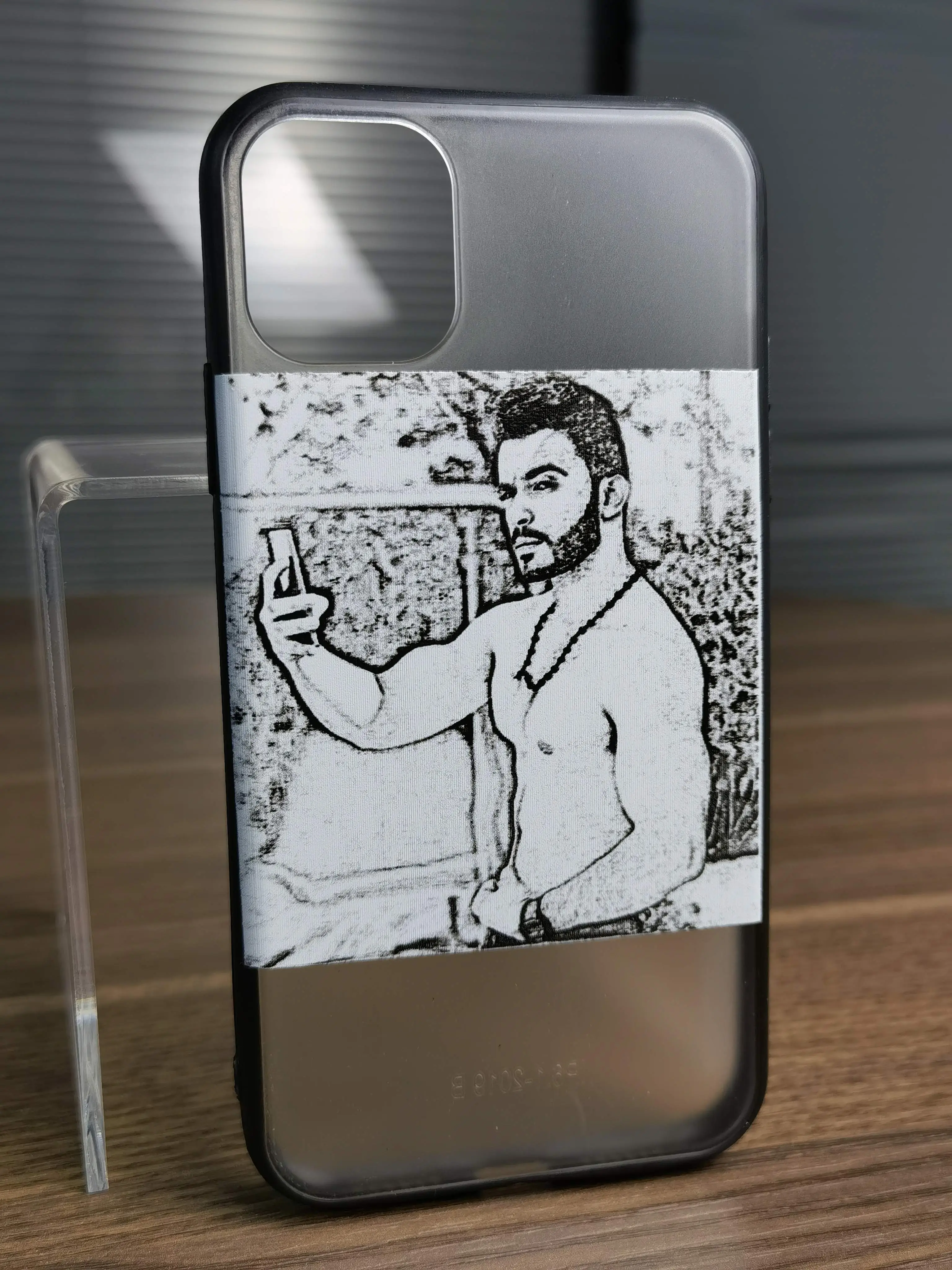 Custom phone case printing with precise details and vibrant colors