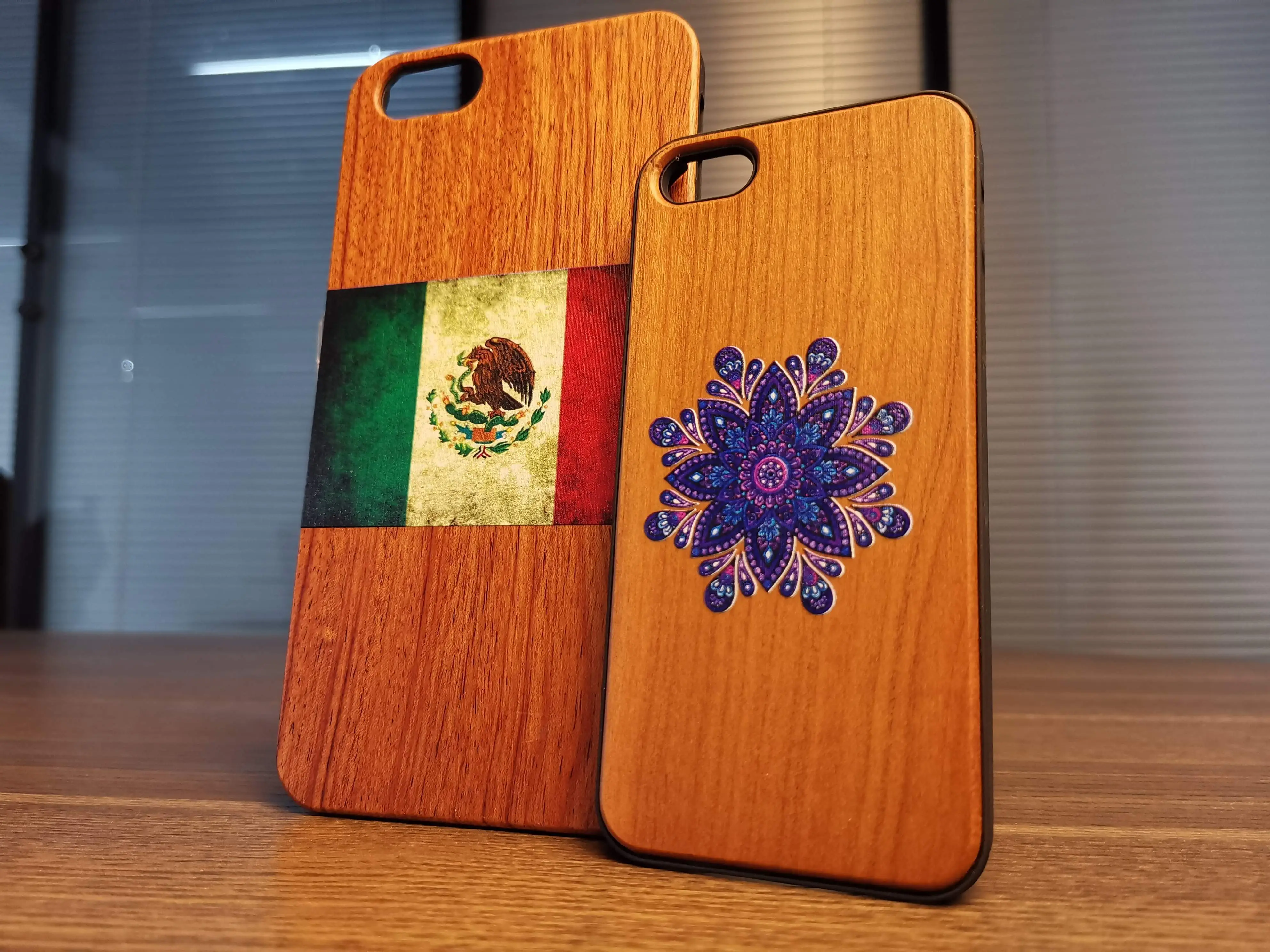 Custom phone case printing sample — UV printed design on TPU case