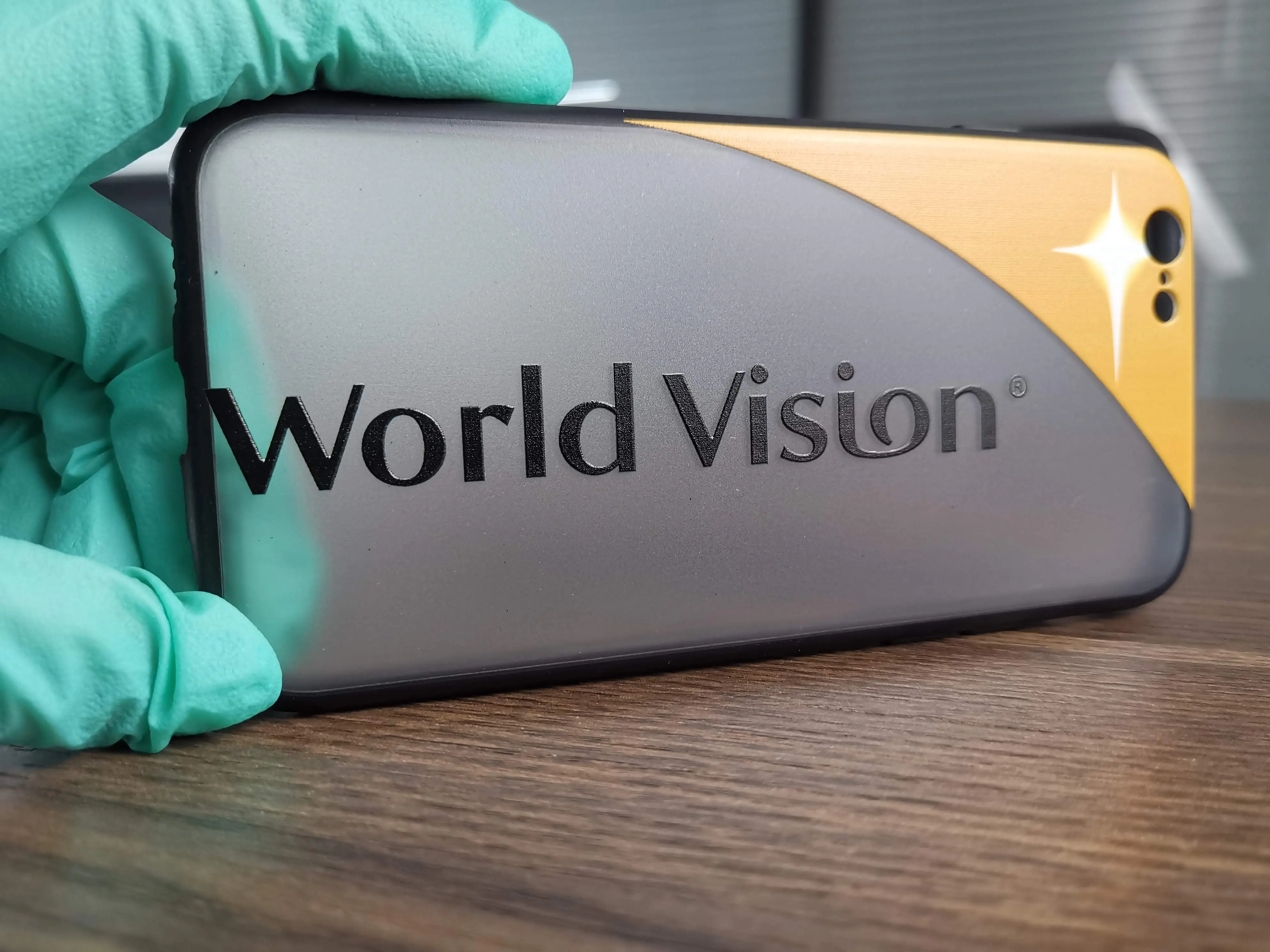 UV flatbed phone case printer output — promotional branded case