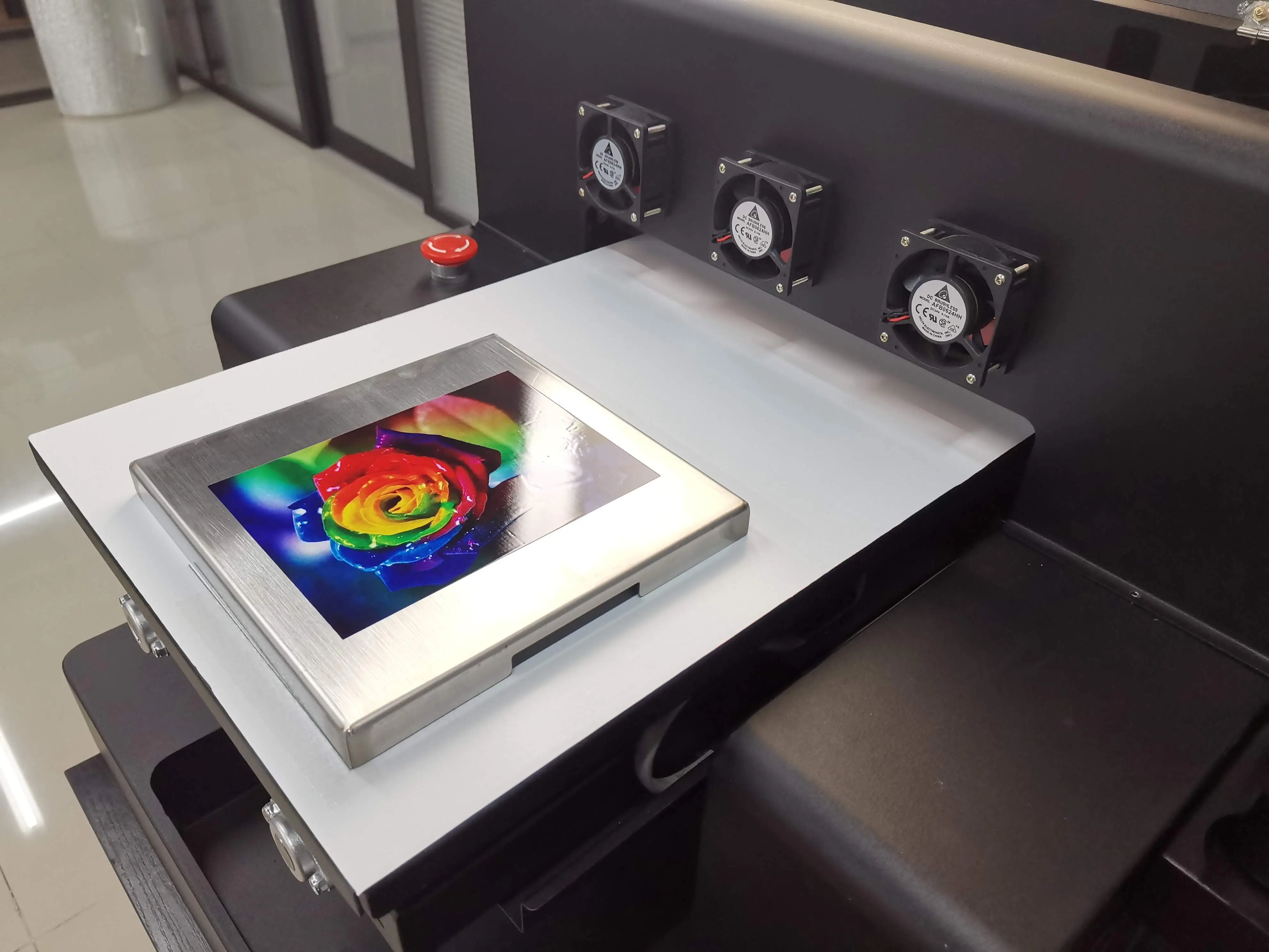 Custom UV print sample — GNFEI service output