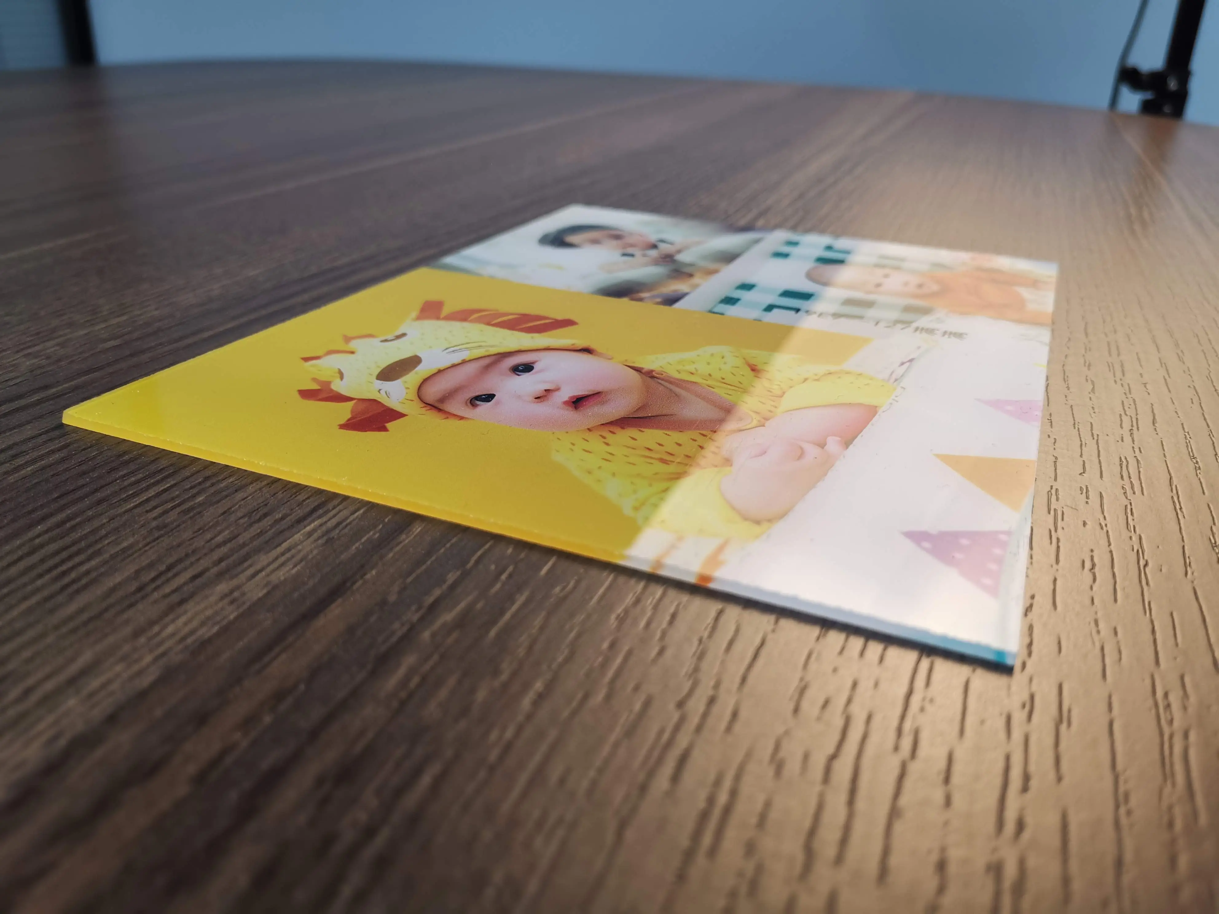 UV card printer output — custom PVC card samples